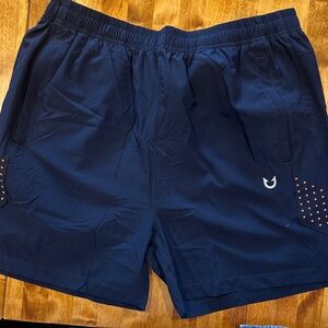 Northyard Men's Navy Blue Hiking Shorts